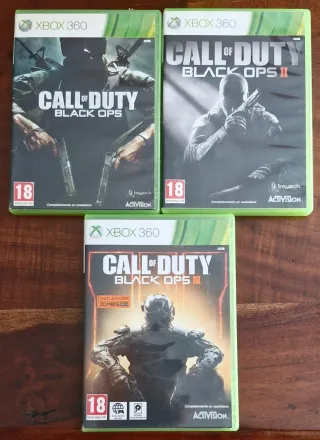 🇪🇦 Lote 3 Juegos Call of Duty Black Ops Xbox 360