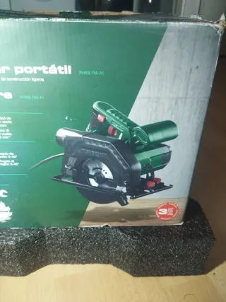 Sierra Circular Parkside Portátil Eléctrica