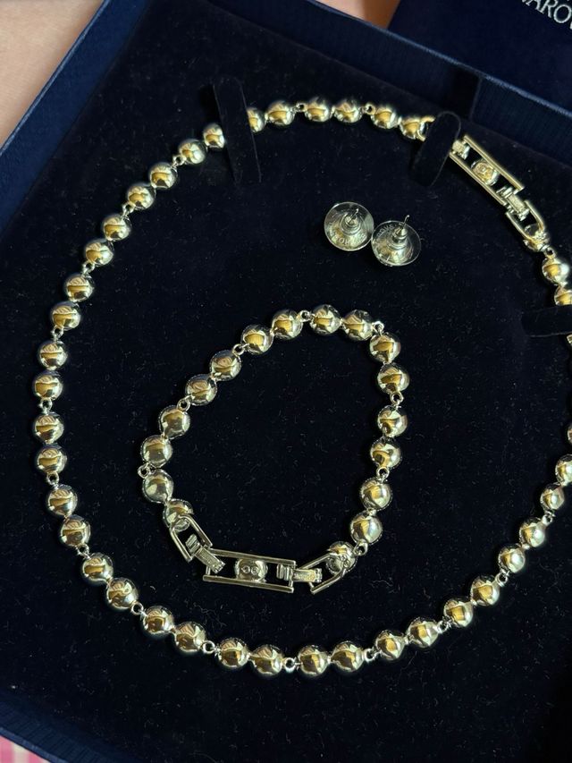 Set gioielli Swarovski collana, bracciale, orecchi