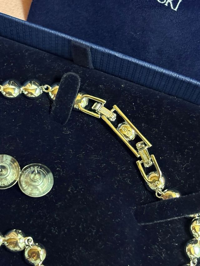 Set gioielli Swarovski collana, bracciale, orecchi
