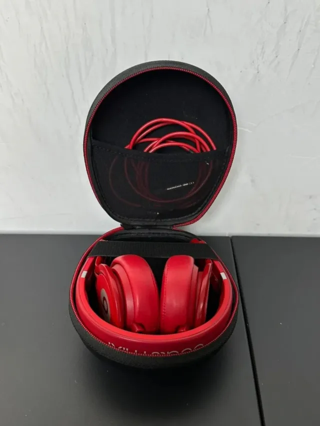 Cascos Beats Mixr Rojos con Funda