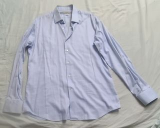 Camicia Delsiena Uomo Taglia 42 Azzurra