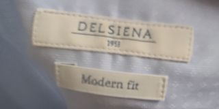 Camicia Delsiena Uomo Taglia 42 Azzurra
