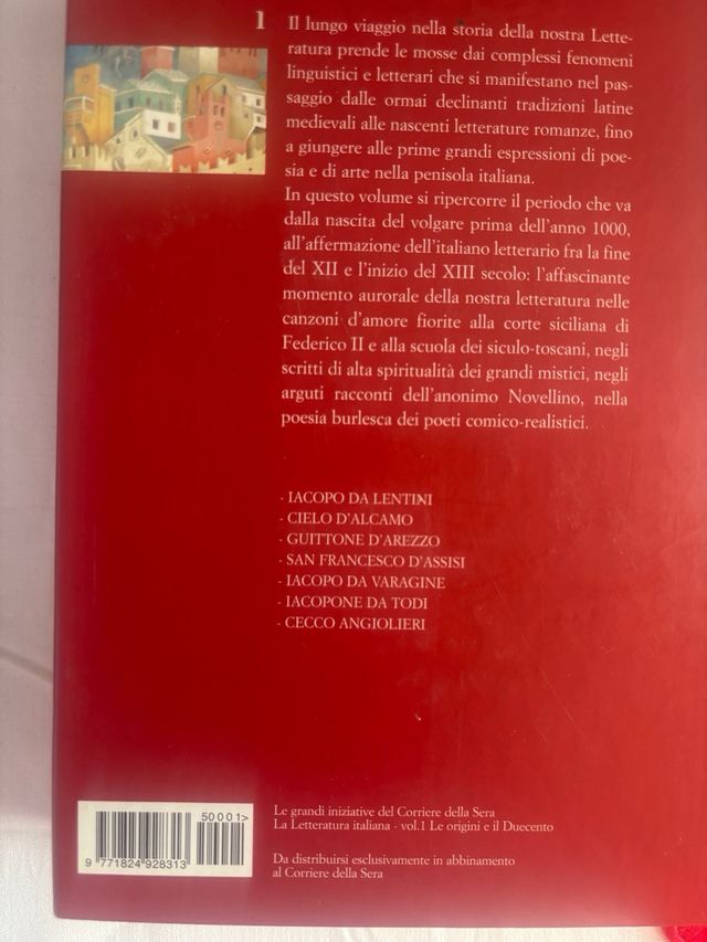 la letteratura italiana