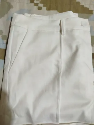 Pantalón de vestir Shein blanco