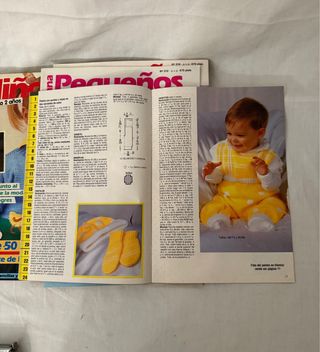 5 revistas punto DIANA  bebes y niños