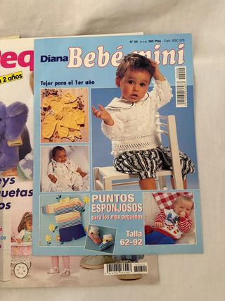 5 revistas punto DIANA  bebes y niños