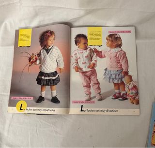 5 revistas punto DIANA  bebes y niños