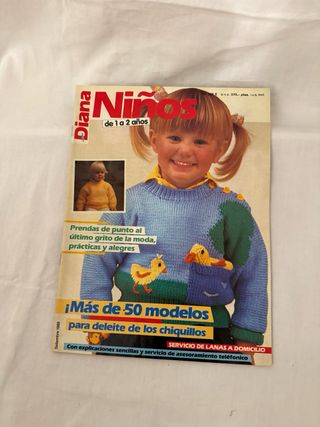 5 revistas punto DIANA  bebes y niños