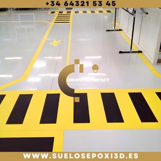 Resina Epoxi | Pintura | Hormigón Fratasado Nave