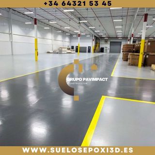 Resina Epoxi | Pintura | Hormigón Fratasado Nave