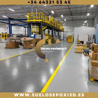 Resina Epoxi | Pintura | Hormigón Fratasado Nave