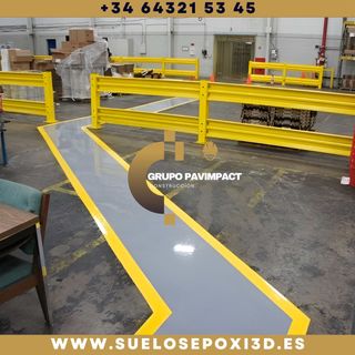 Resina Epoxi | Pintura | Hormigón Fratasado Nave