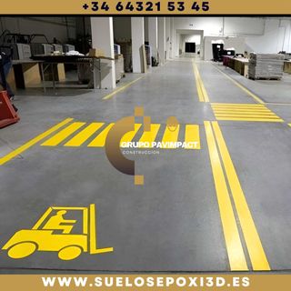 Resina Epoxi | Pintura | Hormigón Fratasado Nave