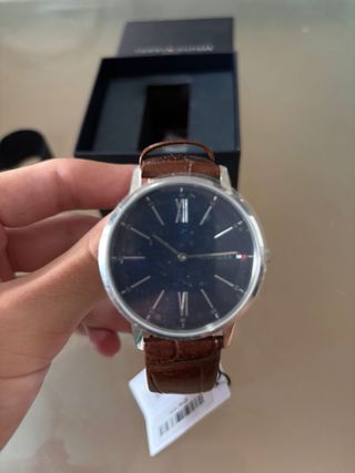 Reloj Tommy Hilfiger Azul y Marrón