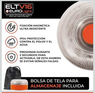 Luz Emergencia V16 Homologada Geolocalización