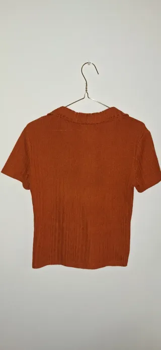 Jersey Bershka naranja talla X