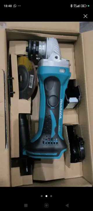 Radial Makita de batería nueva