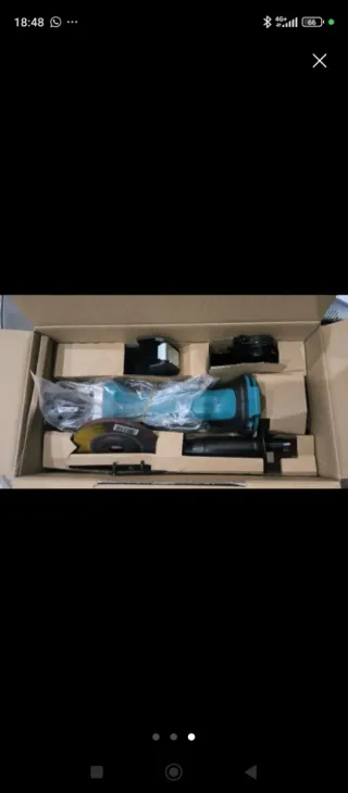 Radial Makita de batería nueva