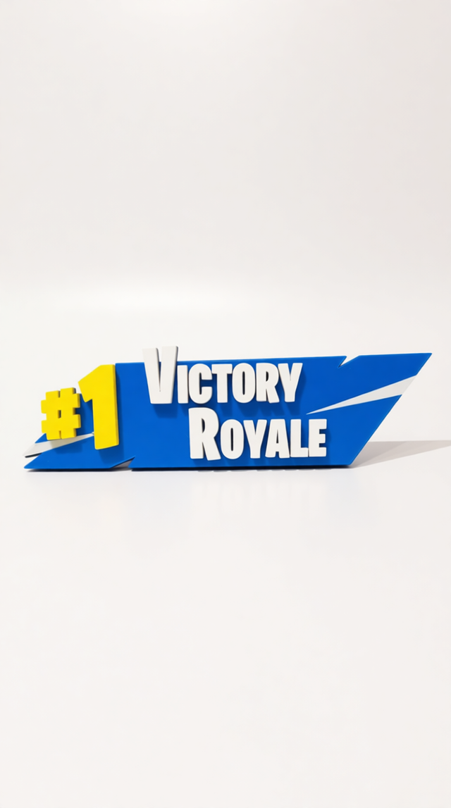 Placa Victory Royale Fortnite