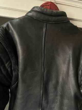 Chaqueta de cuero The Genuine Leather Negra