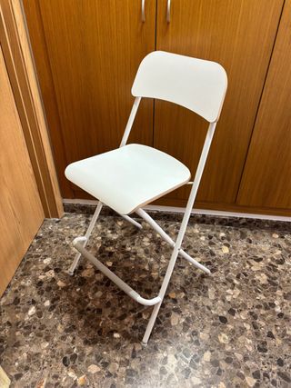 Taburete Alto Plegable Ikea Franklin Blanco