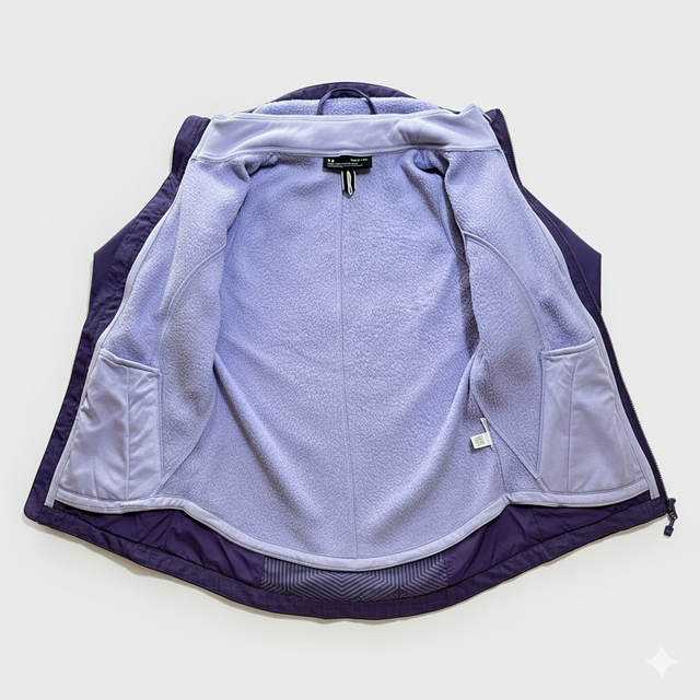 Chaqueta Under Armour Morada Impermeable