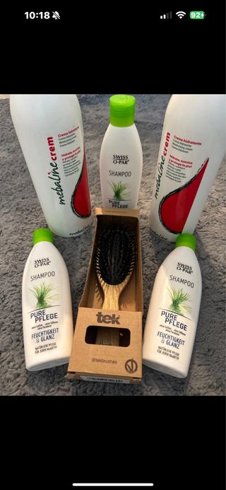 Lote 5 productos cuidado cabello y cepillo