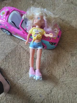 Coche rosa Nancy con nancy