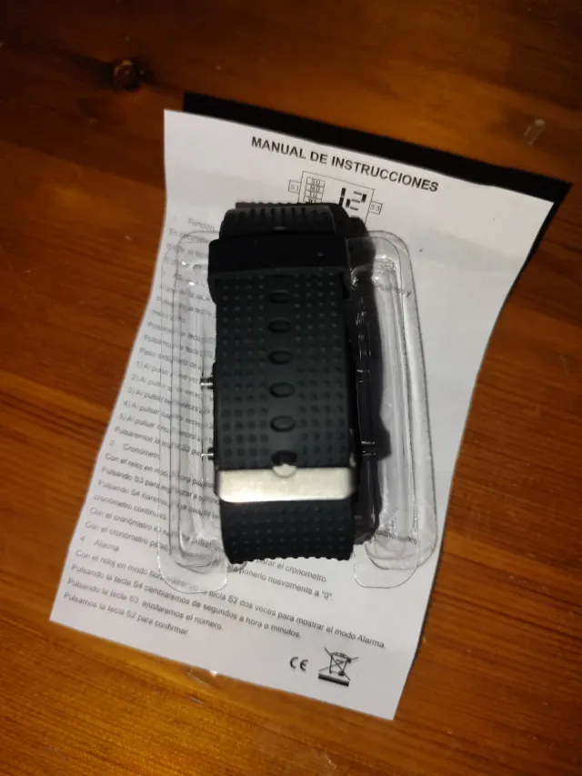 Reloj LED Negro Nuevo