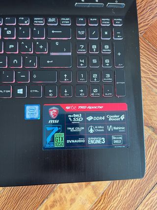 Portátil MSI GE62 Apache Pro