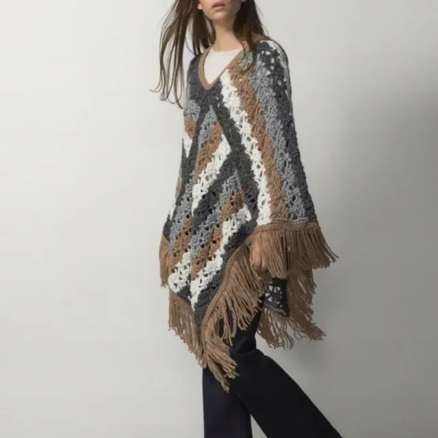 Poncho Massimo Dutti