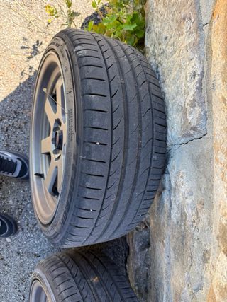 Llantas JR12 8x17 ET33 5x100 5x114 Nuevas!