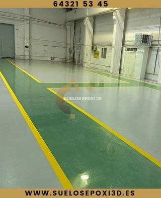 Resina Epoxi | Pintura | Hormigón Fratasado Nave