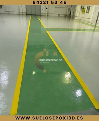 Resina Epoxi | Pintura | Hormigón Fratasado Nave