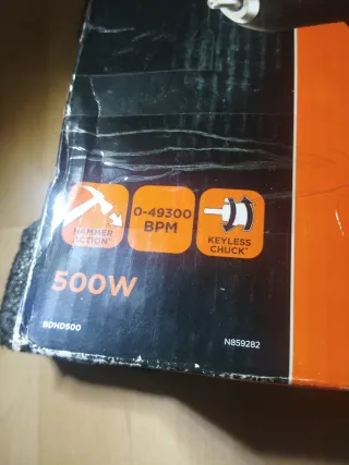 Taladro Black+Decker 500W