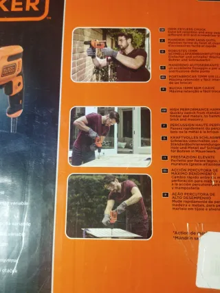 Taladro Black+Decker 500W