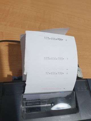 Casio HR-150TER Calcolatrice Stampante Vintage