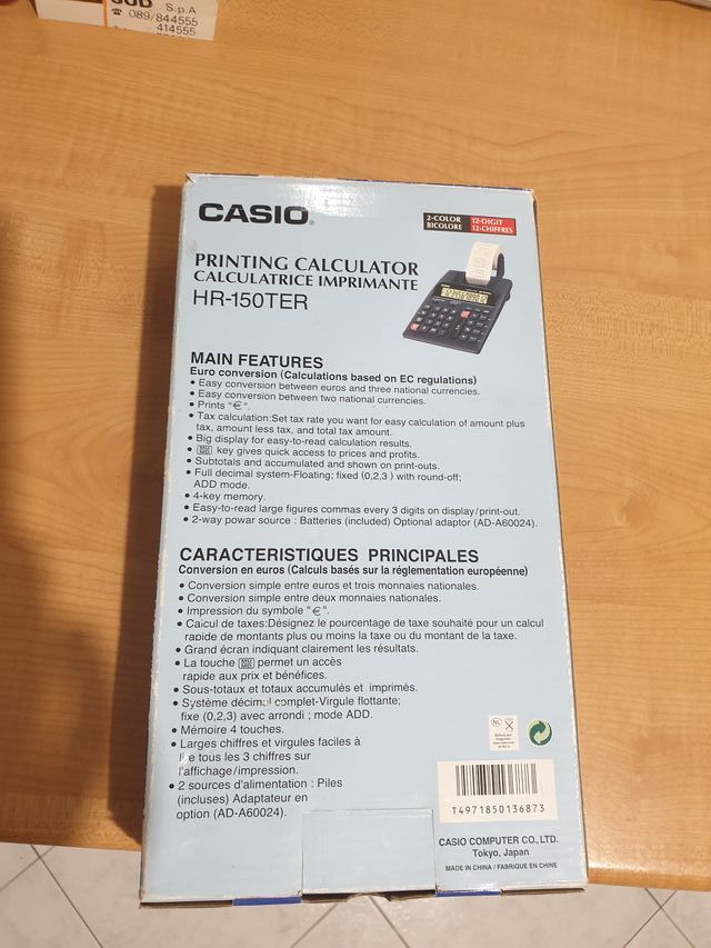 Casio HR-150TER Calcolatrice Stampante Vintage