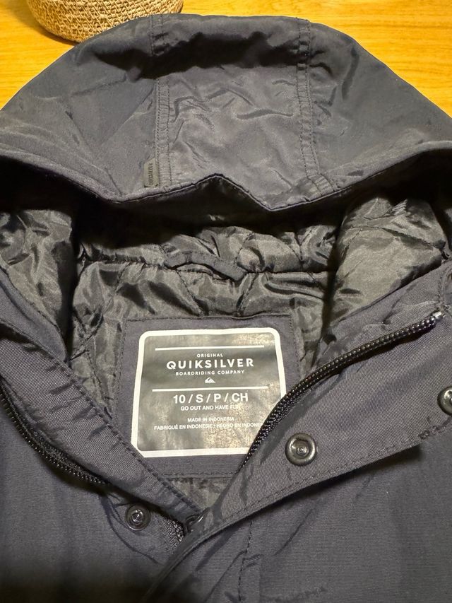 Chaqueta Cortavientos Quiksilver 10 años
