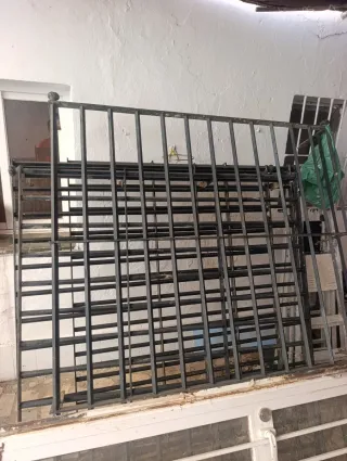 Rejas de hierro macizo