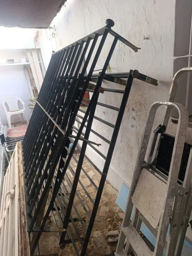 Rejas de hierro macizo