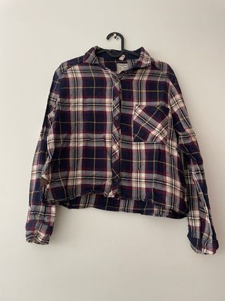 Camisa cuadros Pull&Bear talla S