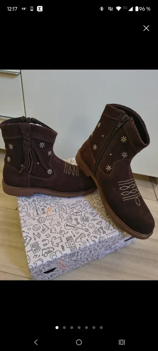 Botas serraje niña talla 35