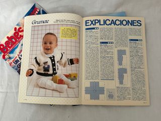 4 revistas punto para bebes
