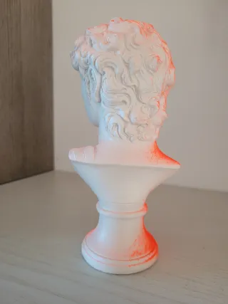 Statua David Michelangelo Pop Art Fluo