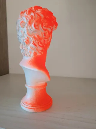 Statua David Michelangelo Pop Art Fluo