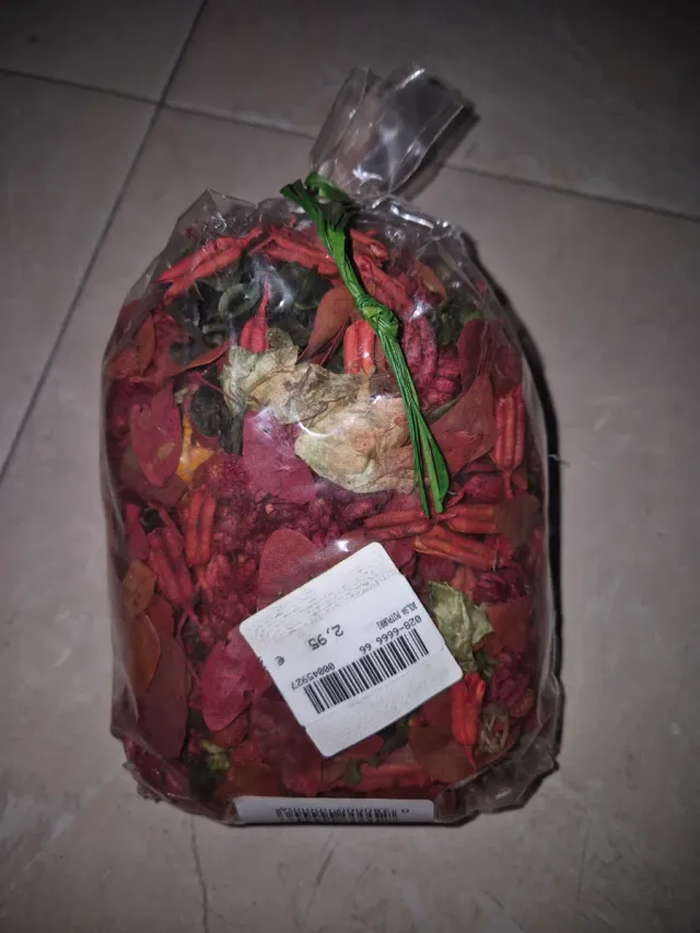 Hojas secas decorativas