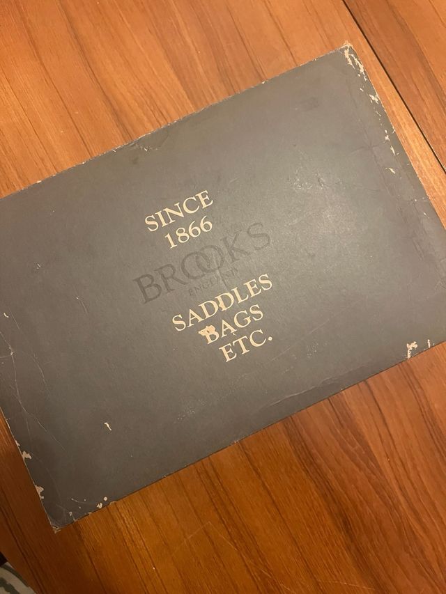 Sillín Brooks de cuero marrón