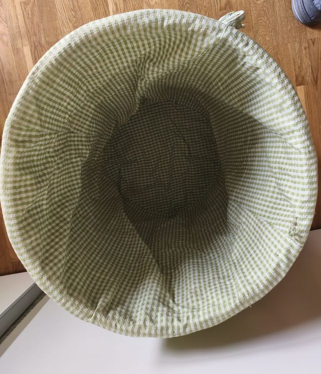 Cesto mimbre almacenaje